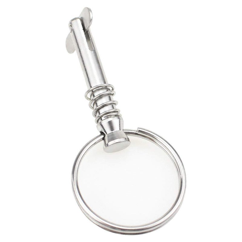 Hysagtek 6 Pcs Bimini Pins 1/4" Diameter Bimini Top Hardware, Quick Release Pin Boat Canopy Pins for Boat Canopy Marine Hardware, 316 Stainless Steel with Pull Ring - Image 5